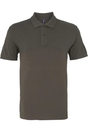 Asquith Menselijk organisch Klassiek Fit Poloshirt (Leisteen)