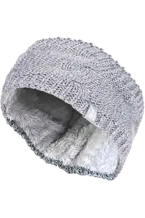 Heat Holders Dames fleece gevoerde thermo oorwarmer hoofdband - Lichtgrijs