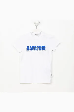 Napapijri GA4EQC Jongens-T-shirt met korte mouwen en ronde hals