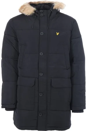 Lyle & Scott Heavyweight Longlife Puffer Black Jacket