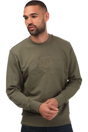 GANT Heren Tonal Archive Crew Neck Sweatshirt in