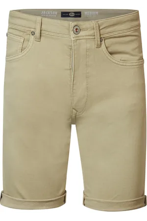 Petrol Industries Heren Jackson Gekleurde Denim Short Sungreet - Bruin