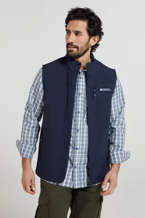 Mountain Warehouse Heren Grasmere Gilet (Donkerblauw)
