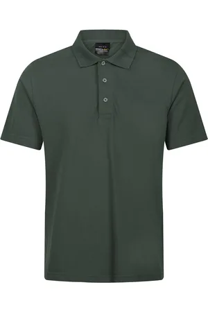 Regatta Heren Pro 65/35 Poloshirt met korte mouwen (Donkergroen)