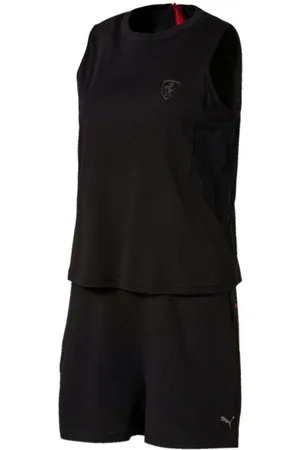 PUMA Dames Ferrari Jump Suit All In One Playsuit Mouwloos 572826 01