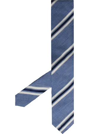 Hackett Gedrukte Novelty Streep Heren Stropdassen