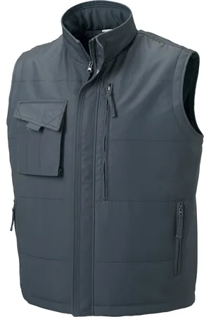 Russell Athletic Russell Heren Werkkleding Giletjas (Konvooi Grijs)