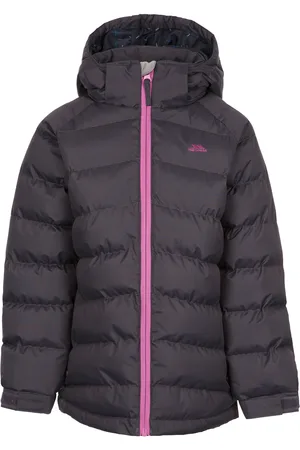 Trespass Kindermeisjes Amira Casual Jacket (Donkergrijs)