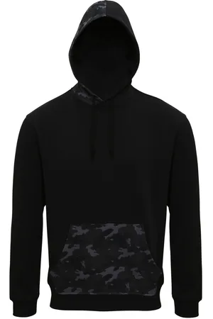 Asquith Heren Camo getrimd Hoodie ( /Grijze Camo)