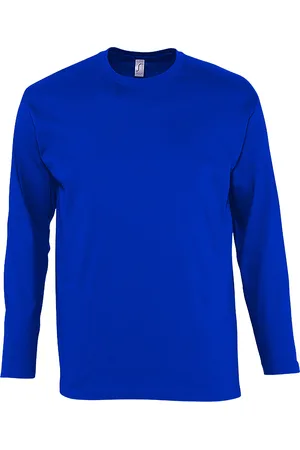 Sols Heren Monarch T-Shirt met lange mouwen (Koningsblauw)