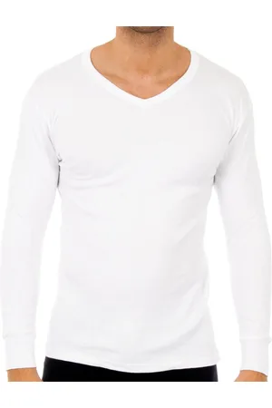 Abanderado Heren thermoshirt met V-hals en lange mouwen 0209
