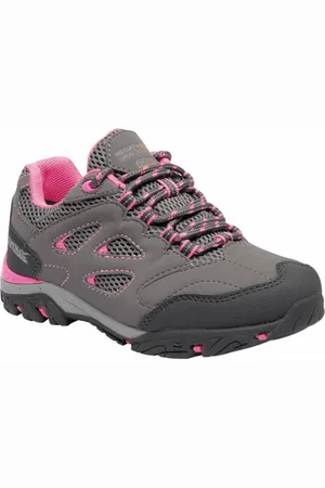 Regatta Kinderen/Kinderen Holcombe Lage Junior Wandelschoenen (Staal/Tulp)