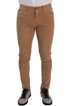 Dolce & Gabbana Corduroy Katoen Skinny Slim Fit Jeans