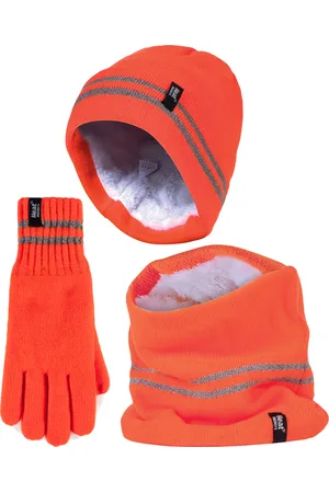 Heat Holders Heren Hi Vis Hoed, Nekwarmers & Handschoenen Set
