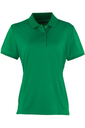 Premier Dames/Dames Coolchecker Piqué Poloshirt (Kelly )