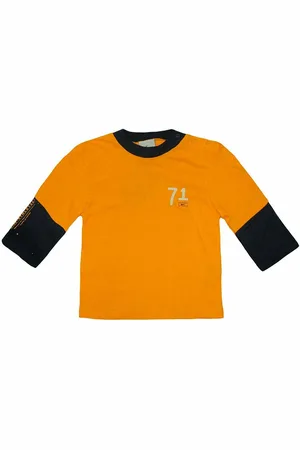 Nike Athletics Lange Mouw Crew Hals Geel Kinder Top 462494 710