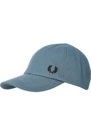 Fred Perry Merklogo piqué blauwe klassieke pet