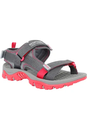Regatta Blaze sandalen voor kinderen (Graniet/Pop Roze)