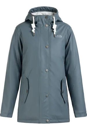 Icebound Gewatteerd regenjack Dames -grijs