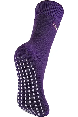 THMO Thermische fleece gevoerde pantoffelsokken voor dames