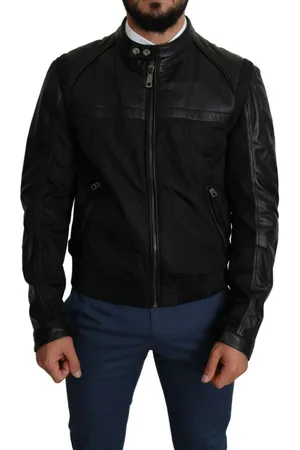 Dolce & Gabbana Stijlvol nylon bomberjack met volledige rits
