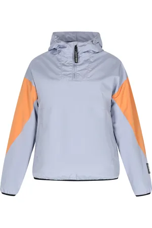 Schmuddelwedda Blouson Dames Grijs violet kleurblok