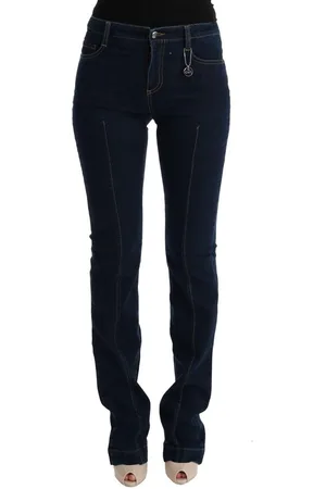 Costume National Sig30109 Blauwe Jeans Met Rechte Pijpen Voor Dames