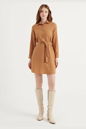 HERITA Stoffen riemjurk