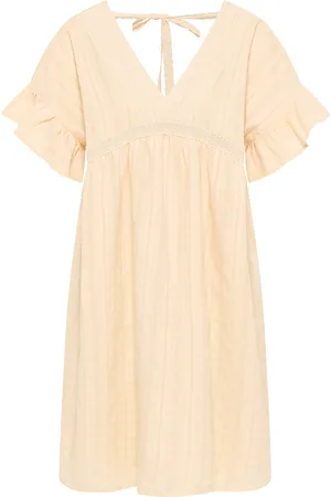 Dreimaster Jurk Dames crème