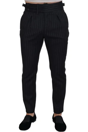 Dolce & Gabbana Gestreepte wollen chinobroek