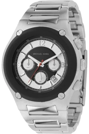 Michael Kors Herenhorloge Kwarts Zwart & Zilver