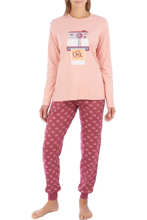 Kisses and Love KLP1 dames winterpyjama met lange mouwen