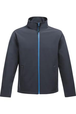 Regatta Opmerkelijk Heren Ablaze Afdrukbaar Softshell-jasje (Marine / Frans Blauw)