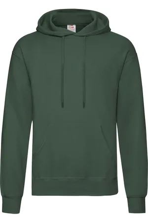 Fruit Of The Loom Unisex Volwassenen Klassiek Sweatshirt met capuchon (Fles )