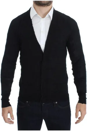 Costume National Fijn Wollen Vest Met Knopen