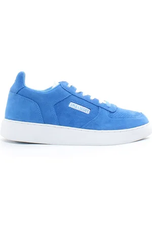 Lyle & Scott McMahon II blauwe suède leren veterschoenen voor heren FW1200 Z797