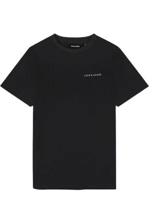 Lyle & Scott Geborduurd logo zadel T-shirt