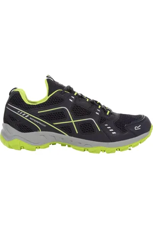 Regatta Heren Vendeavour Waterdichte Wandelschoenen (Navy/Lime Punch)
