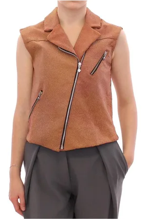 LA MAISON DU COUTURIER Leren Vestjas