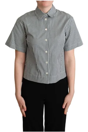 Dolce & Gabbana Geruit Katoenen Poloshirt