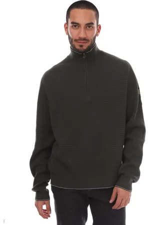 Belstaff Heren Pima Cotton Cole Quarter Zip Trui in