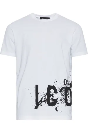 Dsquared2 Cool Fit Groot Icoon Verf Splatter Logo T-shirt