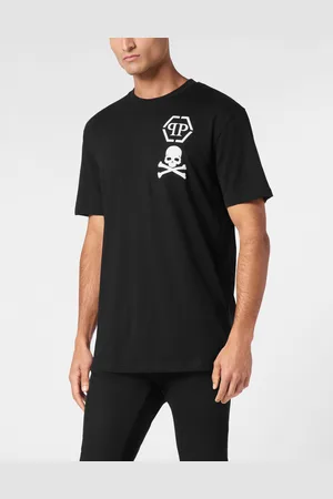 Philipp Plein T-Shirt V-Hals Skull&Bones