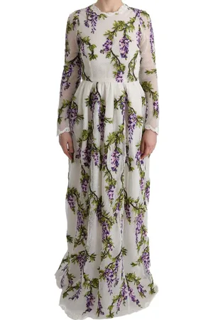 Dolce & Gabbana Maxi-jurk Met Bloemenborduursel