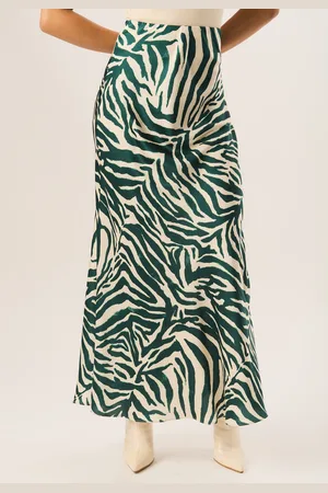Gini London Zebra bias maxi rok