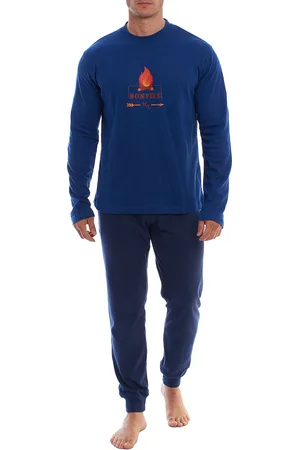 Kisses and Love KLP4 Heren Lange Mouw Winterpyjama