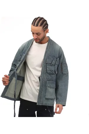 AMBUSH Heren Kimono Denim Jacket in