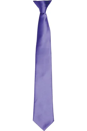 Premier Kleuren Heren Satin Clip Tie