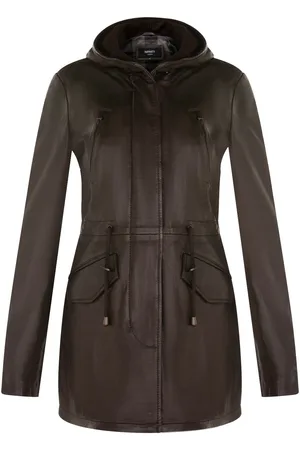 Infinity Dames halflange parka-jas met capuchon-Oakengates