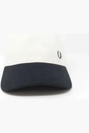 Fred Perry Geblokkeerde Pique Klassieke Witte Hoed